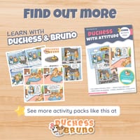 Duchess with Attitude Comic Activity Pack - Reading Comprehension, Inferencing - thumbnail 7 of 9