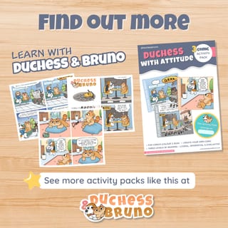 Duchess with Attitude Comic Activity Pack - Reading Comprehension, Inferencing - image 7 of 9