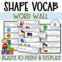 Shape Word Wall