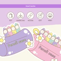 Editable name tracing practice school readiness craftivity | Edit in Canva - thumbnail 6 of 8