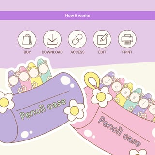 Editable name tracing practice school readiness craftivity | Edit in Canva - image 6 of 8