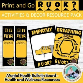 R U OK Activities and Decor pack Print and Go - image 1 of 2