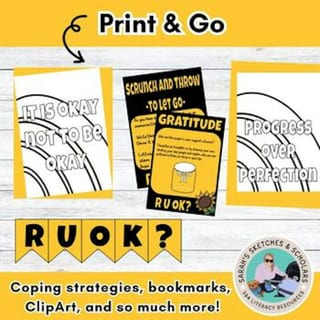R U OK Activities and Decor pack Print and Go - image 2 of 2