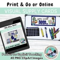 School supplies you will need print and go ClipArt pack - thumbnail 3 of 4