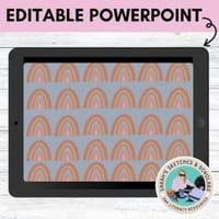 Rainbow background Digital Paper - thumbnail 3 of 4