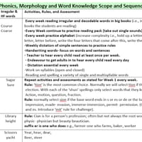 SCOPE & SEQUENCE PHONICS, MORPHOLOGY AND WORD KNOWLEDGE P-2 VICTORIA CURRICULUM - thumbnail 3 of 5
