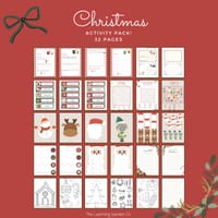 Christmas Activity Pack: Festive Fun Bundle, Kindergarten, Preschool, Early Years Learning - thumbnail 1 of 5