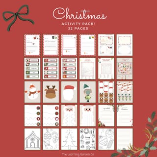 Christmas Activity Pack: Festive Fun Bundle, Kindergarten, Preschool, Early Years Learning - image 1 of 5