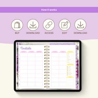 Digital teacher planner for iPad and GoodNotes editable in Canva - image 8 of 9