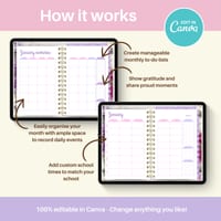 Digital teacher planner for iPad and GoodNotes editable in Canva - thumbnail 7 of 9