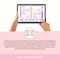 Digital teacher planner for iPad and GoodNotes editable in Canva - thumbnail 9 of 9