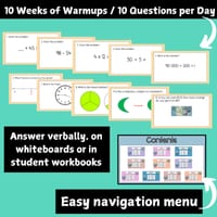 Year 4 Daily Maths Warmup Slides | Set 1 | Australian Curriculum V9 Aligned - thumbnail 3 of 5