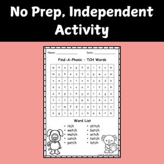 Trigraph & Quadgraph Find-a-Words | Independent Phonics Activity - image 2 of 4