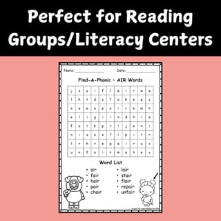 Trigraph & Quadgraph Find-a-Words | Independent Phonics Activity - image 3 of 4