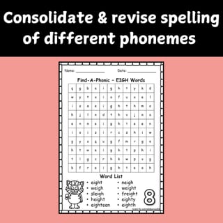 Trigraph & Quadgraph Find-a-Words | Independent Phonics Activity - image 4 of 4