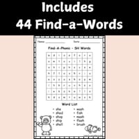 Phonics Find-a-Words Bundle | Independent Phonics Activity - thumbnail 2 of 4