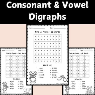 Phonics Find-a-Words Bundle | Independent Phonics Activity - image 3 of 4