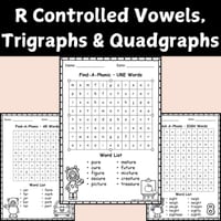 Phonics Find-a-Words Bundle | Independent Phonics Activity - thumbnail 4 of 4