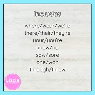 Common homophones activity pack - There/Their/They’re, Where/Wear/We’re and more - image 2 of 4