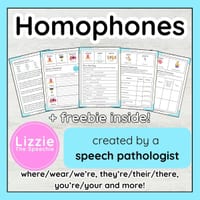Common homophones activity pack - There/Their/They’re, Where/Wear/We’re and more - thumbnail 1 of 4