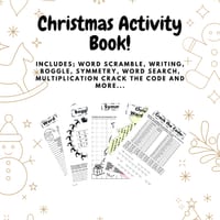Christmas Activity Book UPPER PRIMARY - thumbnail 1 of 1