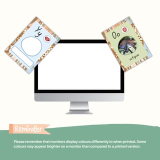 Phonics posters & word wall bundle with Aboriginal artwork Canva Template - image 9 of 9