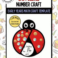 Teen Number Craft: Ladybug - thumbnail 1 of 2