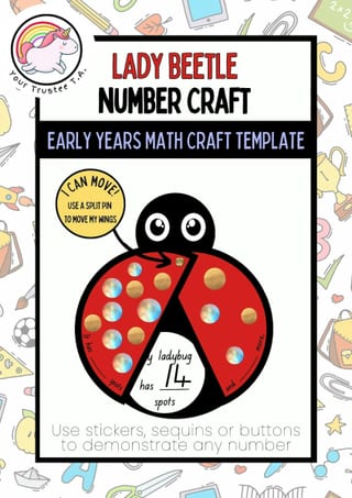 Teen Number Craft: Ladybug - image 1 of 2