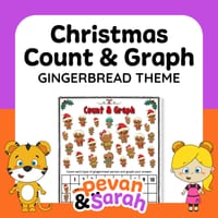 Christmas Count & Graph FREEBIE | Fun Maths Activity for Counting & Data Skills