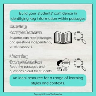 Speech and Language Confidence Series: Functional Comprehension Activity Book - image 2 of 4