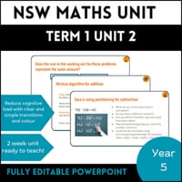 NSW Maths Stage 3 Year A Year 5 Term 1 Unit 2