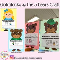 Goldilocks and the Three Bears Craft