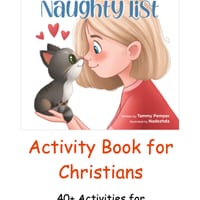 'Mushka and the Naughty List' Christian Activity Book: 40+ Activities for Early Childhood - thumbnail 1 of 2