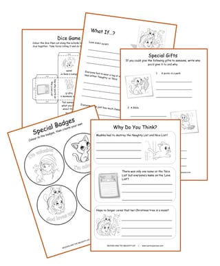 'Mushka and the Naughty List' Christian Activity Book: 40+ Activities for Early Childhood - image 2 of 2