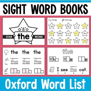 Oxford Word List Sight Word Books High Frequency Words Practice - image 1 of 4