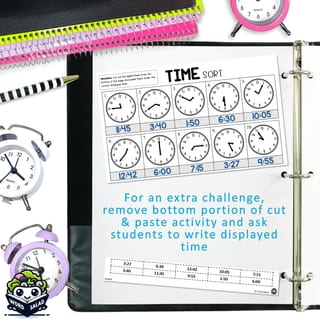Time Revision: analogue, digital and 24-hour clock practice  [hour, 1/2, 1/4, min] - image 5 of 6