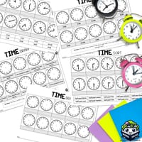 Time Revision: analogue, digital and 24-hour clock practice  [hour, 1/2, 1/4, min] - thumbnail 6 of 6