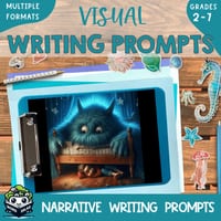 Visual Writing Prompts: digital & printable prompts for narrative story writing - thumbnail 1 of 8