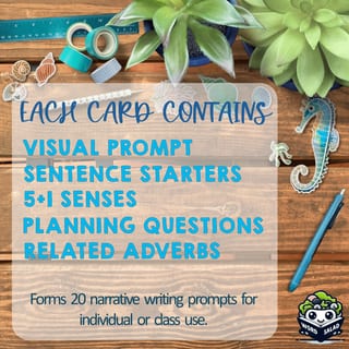 Visual Writing Prompts: digital & printable prompts for narrative story writing - image 3 of 8