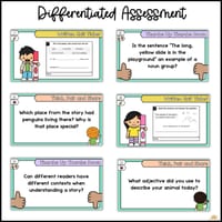 NSW Year 1 English Unit 1 Context Exit Tickets Differentiated Assessment Review - thumbnail 3 of 5