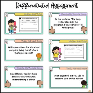 NSW Year 1 English Unit 1 Context Exit Tickets Differentiated Assessment Review - image 3 of 5