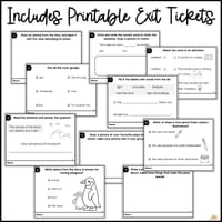 NSW Year 1 English Unit 1 Context Exit Tickets Differentiated Assessment Review - thumbnail 4 of 5