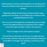 Emotional Regulation Strategy Posters - For Calming the body and brain - thumbnail 3 of 4