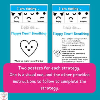 Emotional Regulation Strategy Posters - For Calming the body and brain - image 2 of 4