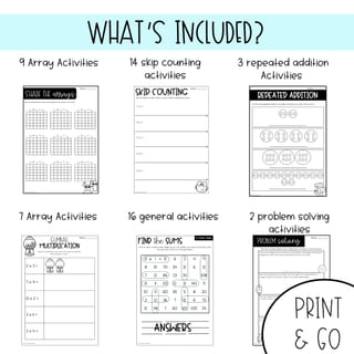 Multiplication Activity Pack | Equal Groups, Arrays, Repeated Addition + More! - image 2 of 2