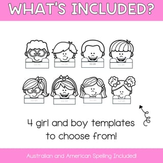 All About Me Poster | First Week of School Craft | Beginning of Year Activity - image 3 of 3