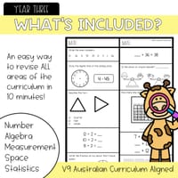 Year Two | Daily Maths Revision Booklet | Australian Curriculum Aligned V9 - thumbnail 3 of 3
