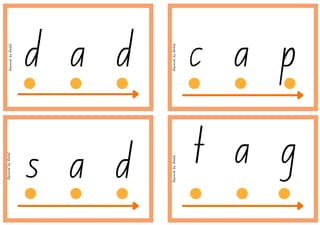 Set 2 Decode and Blend Phonics Cards (M D G O C K CK E U R) Decodable words and non-sense words - image 1 of 5
