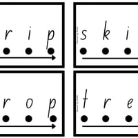 Set 2 Decode and Blend Phonics Cards (M D G O C K CK E U R) Decodable words and non-sense words - thumbnail 4 of 5