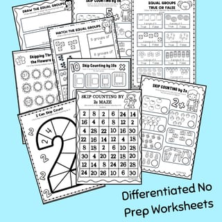 Year 1 Number Sense Activity Pack - Equal Groups & Skip Counting - image 3 of 5